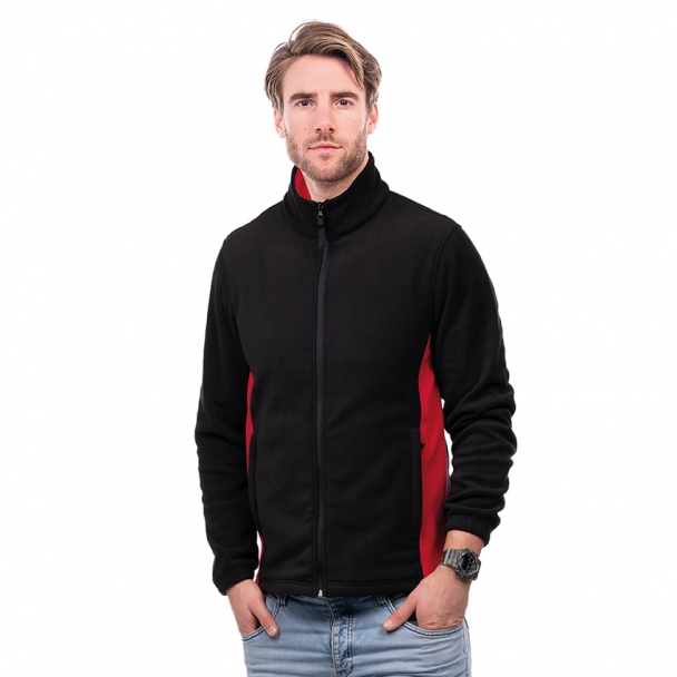 UC617 Two Tone Full Zip Fleece Jacket